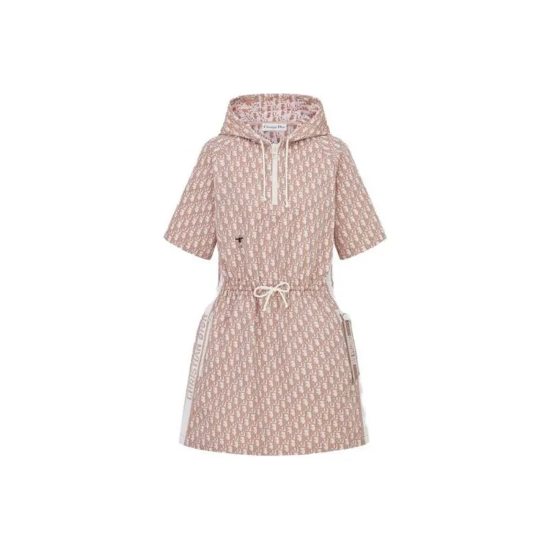 DIOR SS23 Short Sleeved Dresses Women's Pink-0