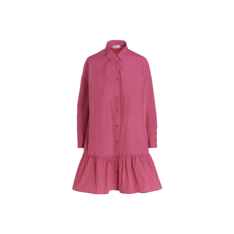 RED VALENTINO Long-Sleeved Dresses Women's Pink-0