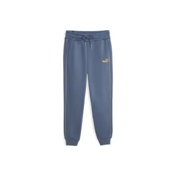 PUMA Essentials+ Essentials+MINIMAL GOLD Sweatpants Fleece Knitted Sports Pants Women's Blue