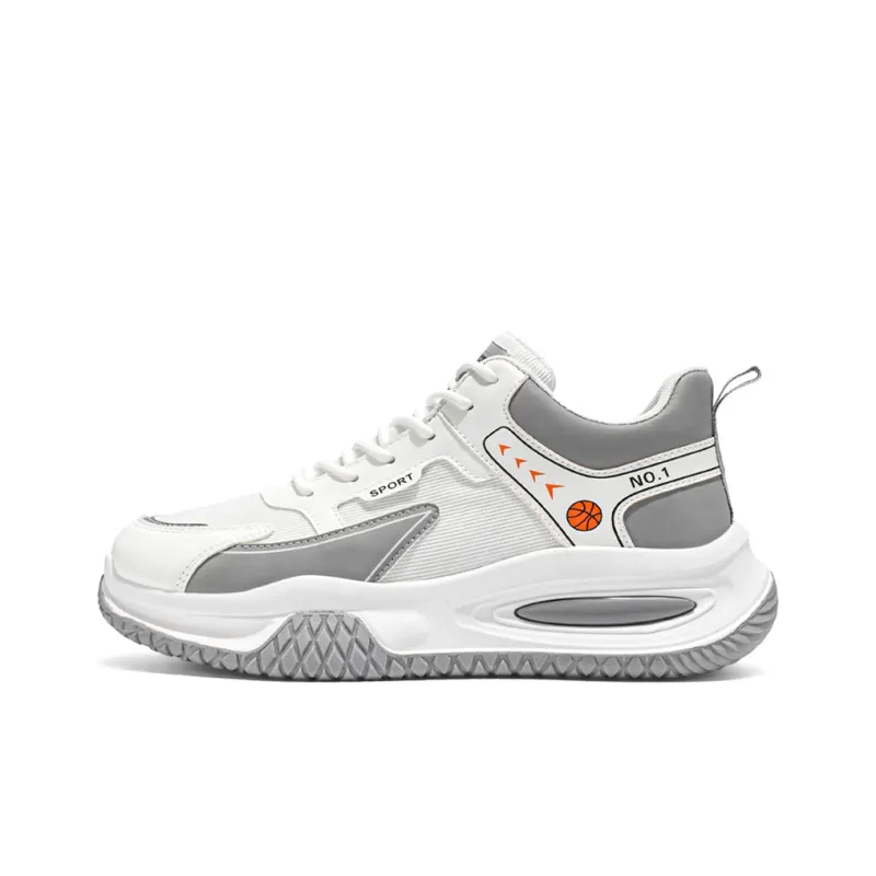 Meiretu Cushioning Abrasion Resistant Breathable Low Top Casual Shoes Men's-5