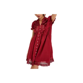 FREE PEOPLE Sunkissed Mini Dress Short-Sleeved Dresses Women's Samba