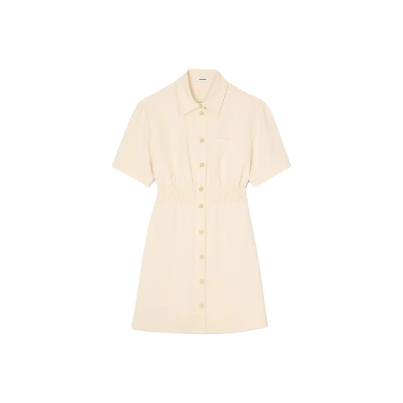Sandro Short-Sleeved Dresses Women's Light Brown-0