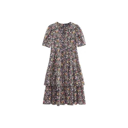Insect Short-Sleeved Dresses Women's Judy's Flowers
