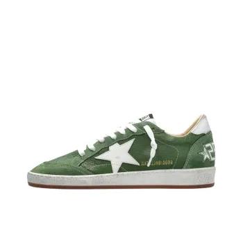 Golden Goose Ball Star Low Top Skateboard Shoes Men's Dark Green