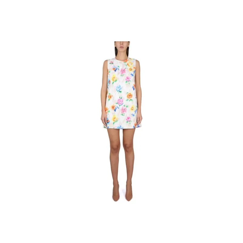 MOSCHINO Sleeveless Dresses Women's White-0