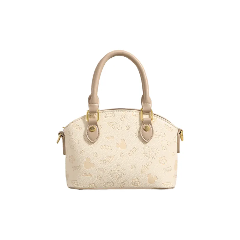 MINLUBAOLUO PU Dome Bag, Shoulder Bag, Crossbody Bag, Handbag Women's Pink/Khaki-4