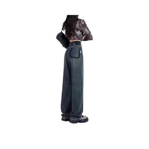 Concubine Zhu Jeans Women's Concrete Gray