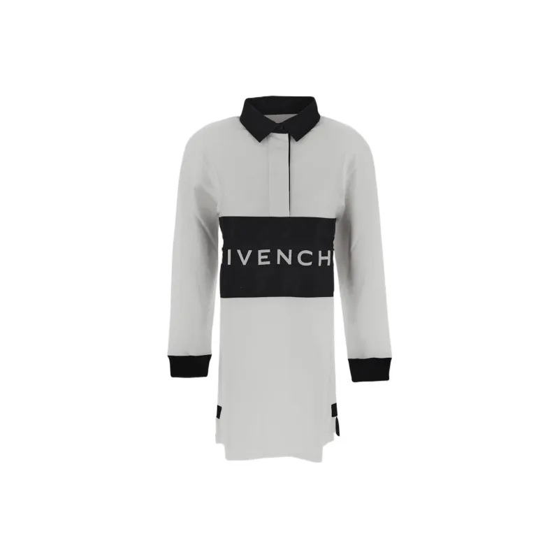 Givenchy Long-Sleeved Dresses Women's White-0