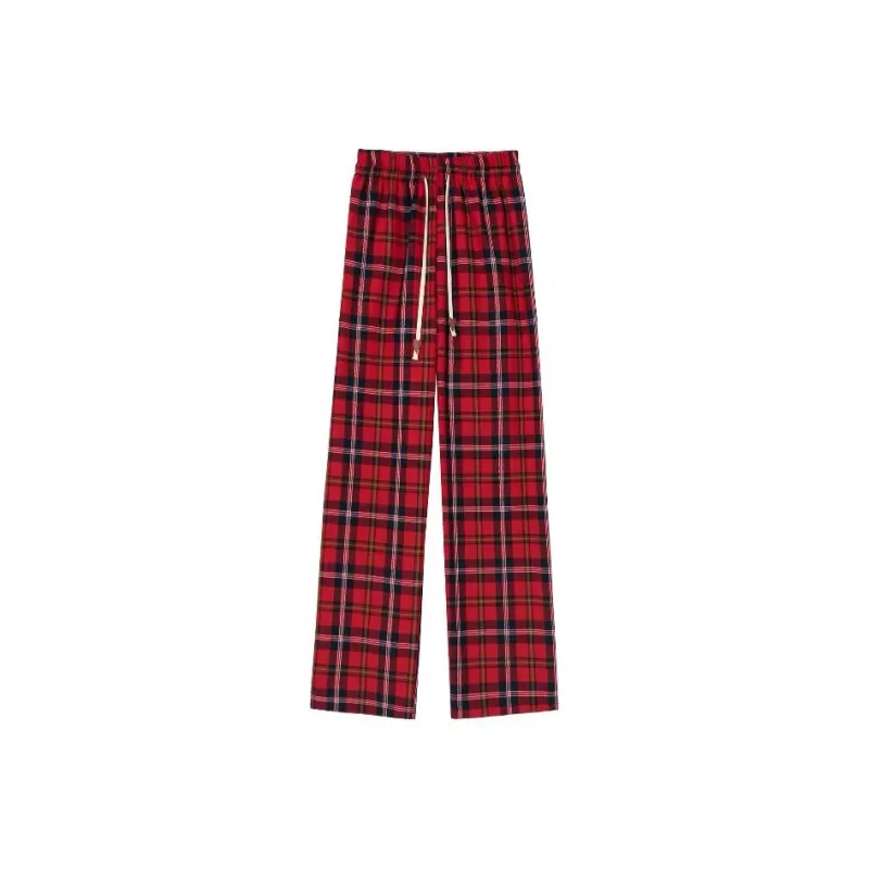 QYPRF Casual Pants Women's Red-0