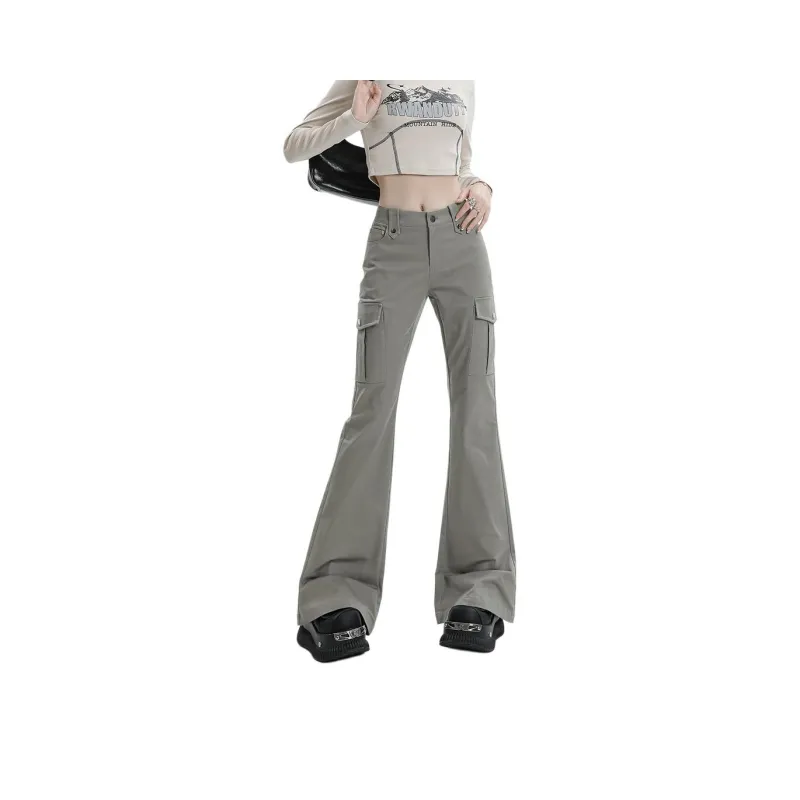 Kazakhstan Casual Pants Women's Khaki Green-0