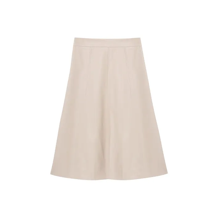 HAPG Leather Long Skirts Women's-6