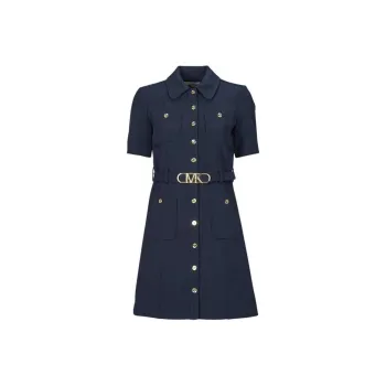 MICHAEL KORS MMK Short Sleeved Dress Women's Midnight Blue
