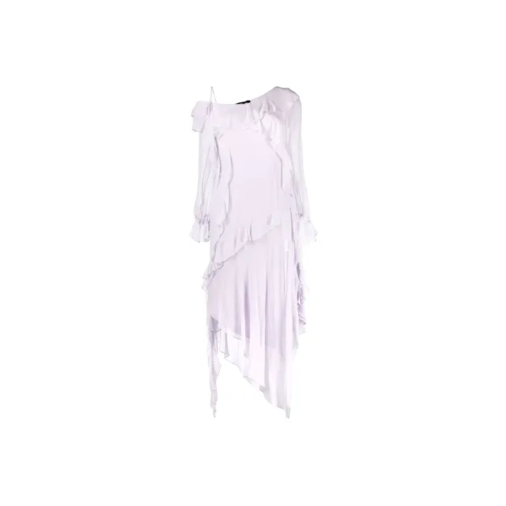 Blumarine Long-Sleeved Dresses Women's Purple-0
