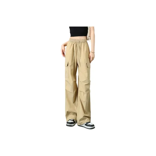 TERRE BLEUE Casual Pants Women's Khaki
