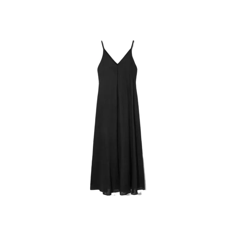 COS Slip Dresses Women's Black-0