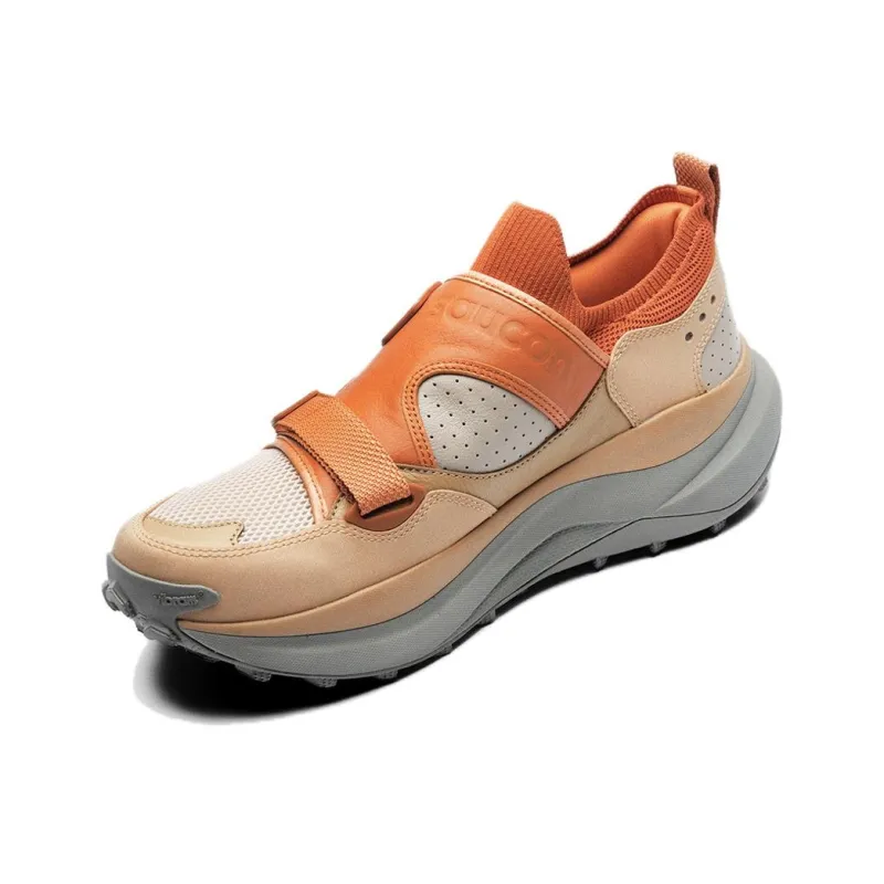 Saucony Anti Slip Wear Resistant Low Top Casual Running Shoes Unisex Orange-3