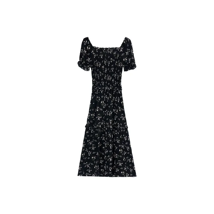 ETSE Short Sleeved Dresses Women's Black-0