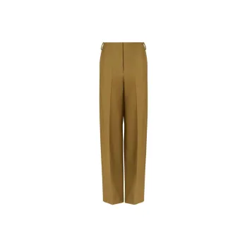TORY BURCH Pleated Front Straight Leg Trousers