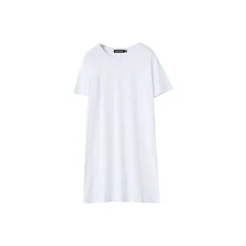 SOON FLOWER Short Sleeved Dresses Women's White