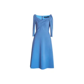 ROEYSHOUSE Short-Sleeved Dresses Women's Blue