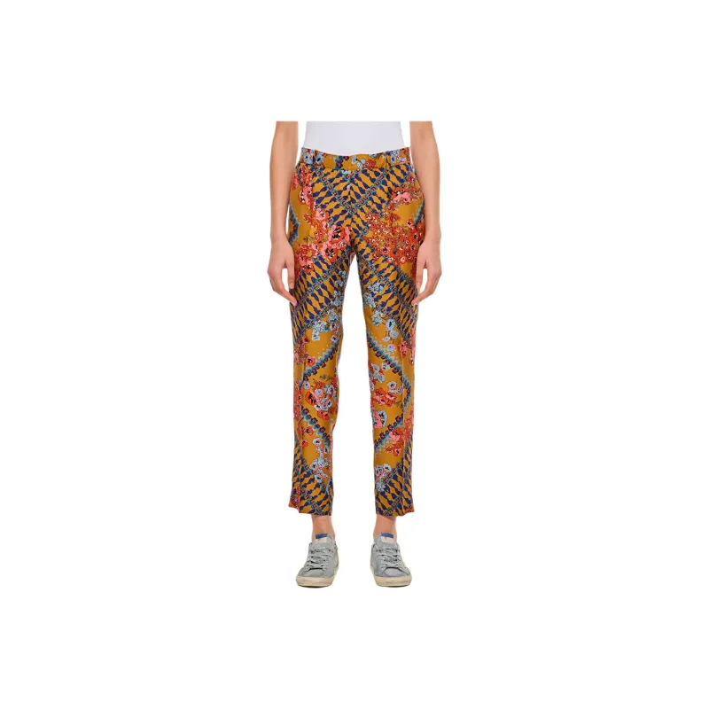 Alberto Biani Casual Pants Women's Gold-0
