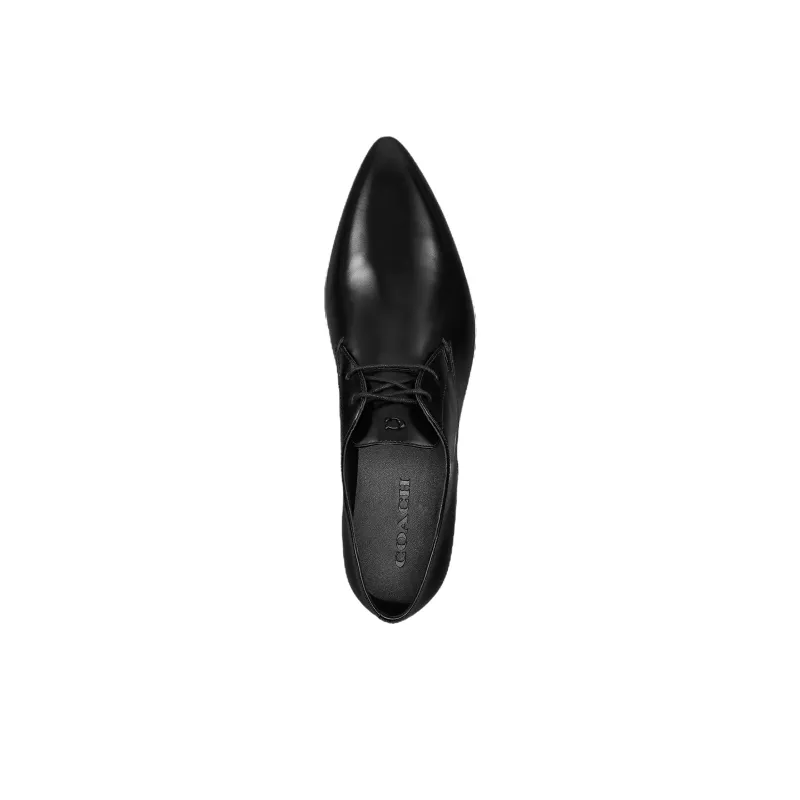 COACH Derby Dress Shoes Men's Black-3