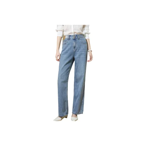 SMEN Jeans Women's Denim Blue