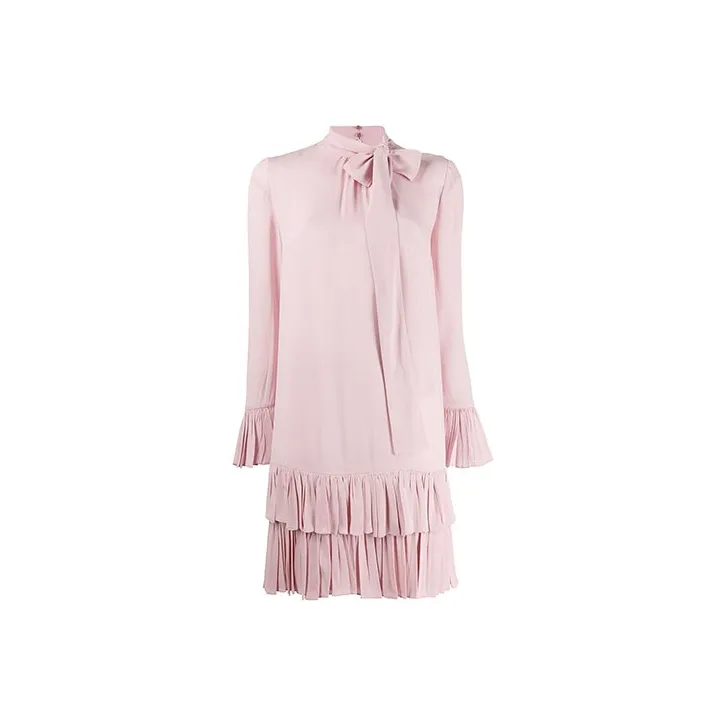 Valentino Long-Sleeved Dresses Women's Pink-0