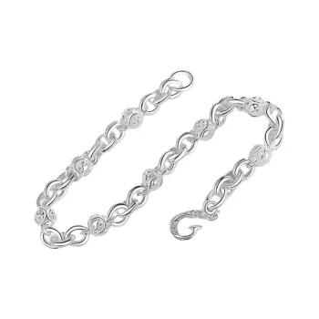 UZIID Sterling Silver Bracelets Unisex