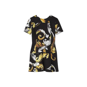 VERSACE Baroque Print Dress