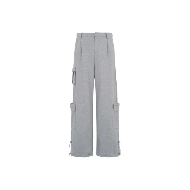 Three Quarters Casual Pants Women's Gray-0