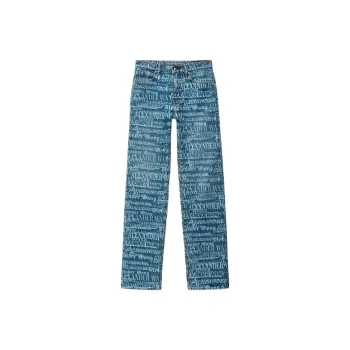 Alexander Wang Ez Mid Waisted Straight Leg Jeans