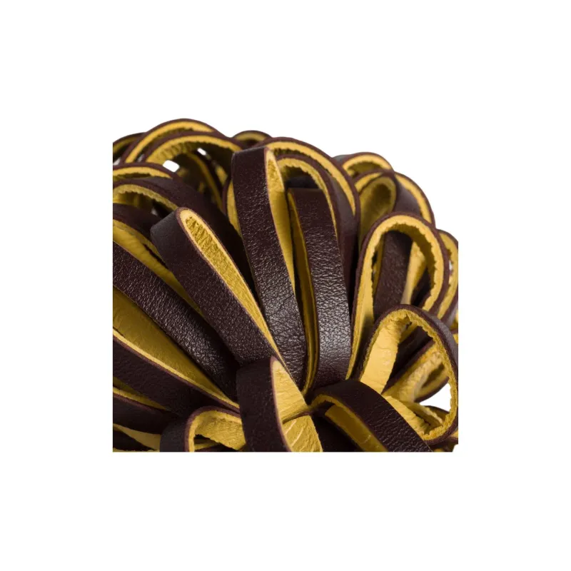 MIU MIU Sheepskin Bag Accessory Unisex Heather & Pineapple Yellow-2