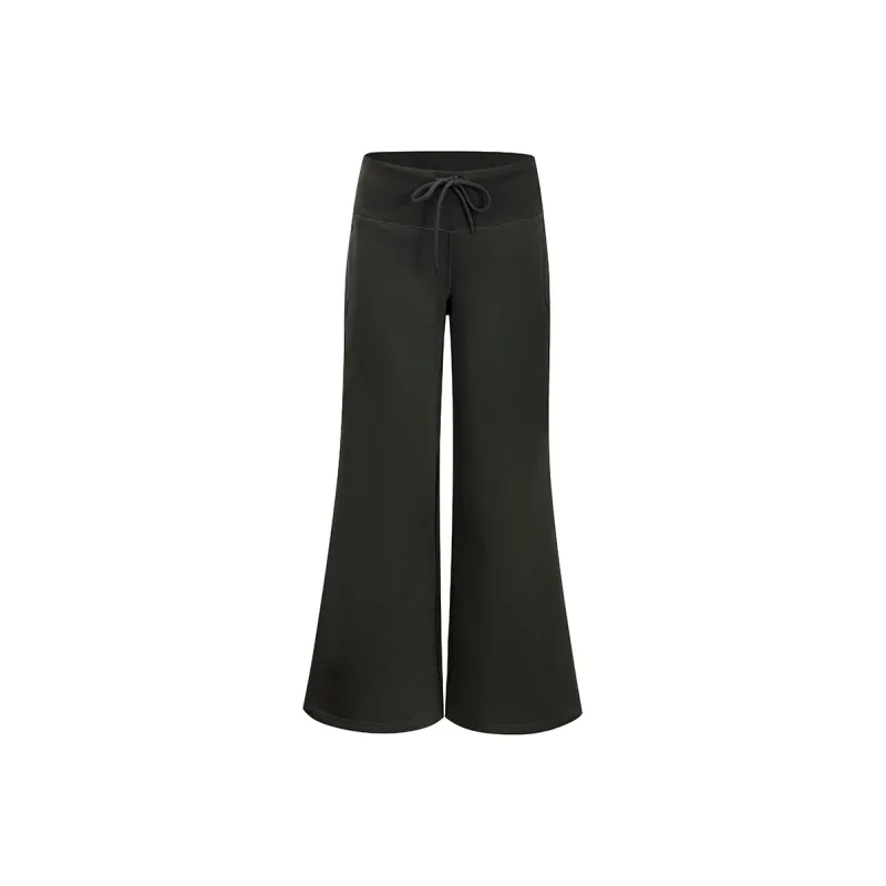 Ariseism Wide Waistband Wide Leg Flared Casual Pants For Women's Spring Long Pants Women's-8