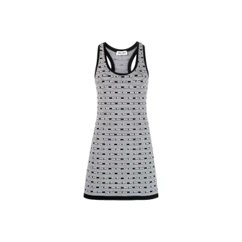 MIU MIU SS23 Sleeveless Dress Women's Black