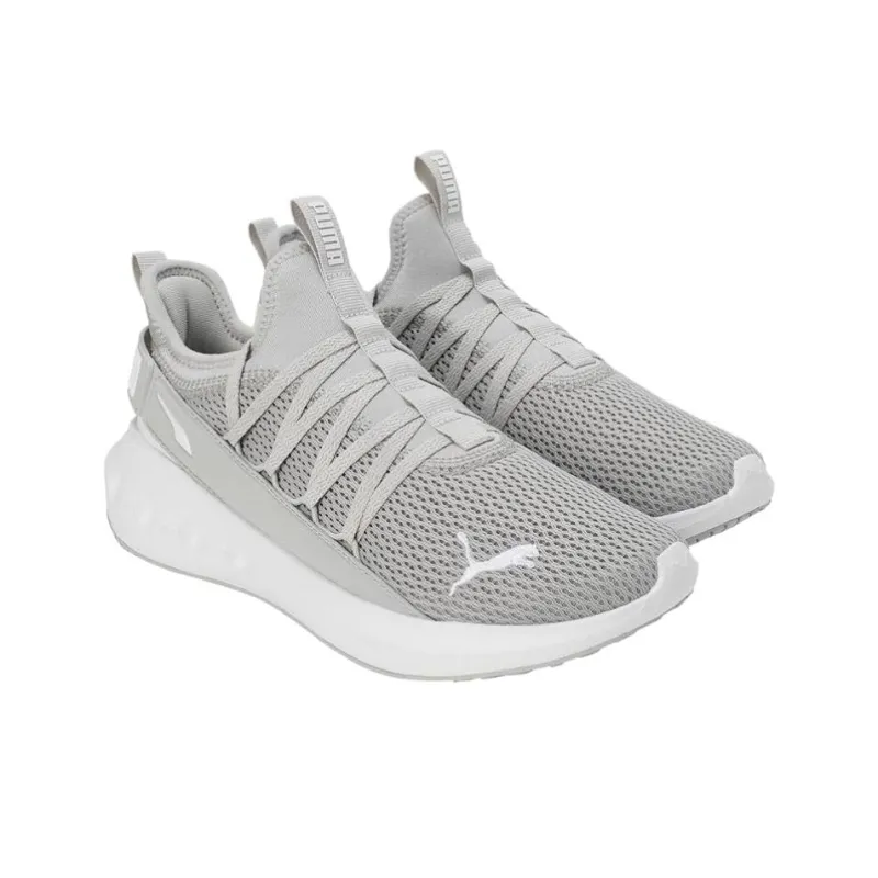PUMA Soft Ride Anti Slip Wear Resistant Low Top Casual Running Shoes Men's Gray-2