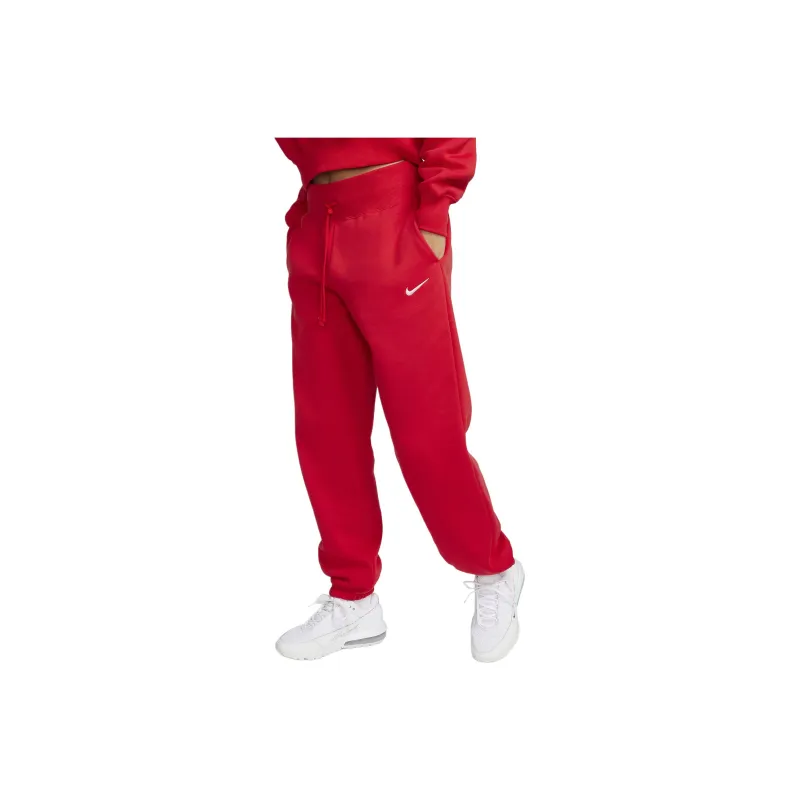 Nike Sportswear Phoenix Fleece Knitted Sports Pants Women's University Red-0
