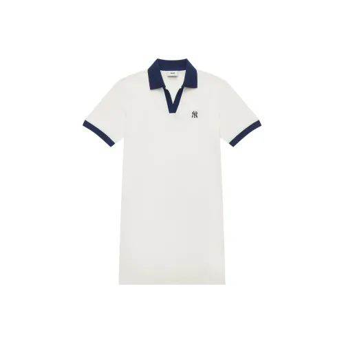 MLB SS24 Short Sleeved Dress Women's Cream