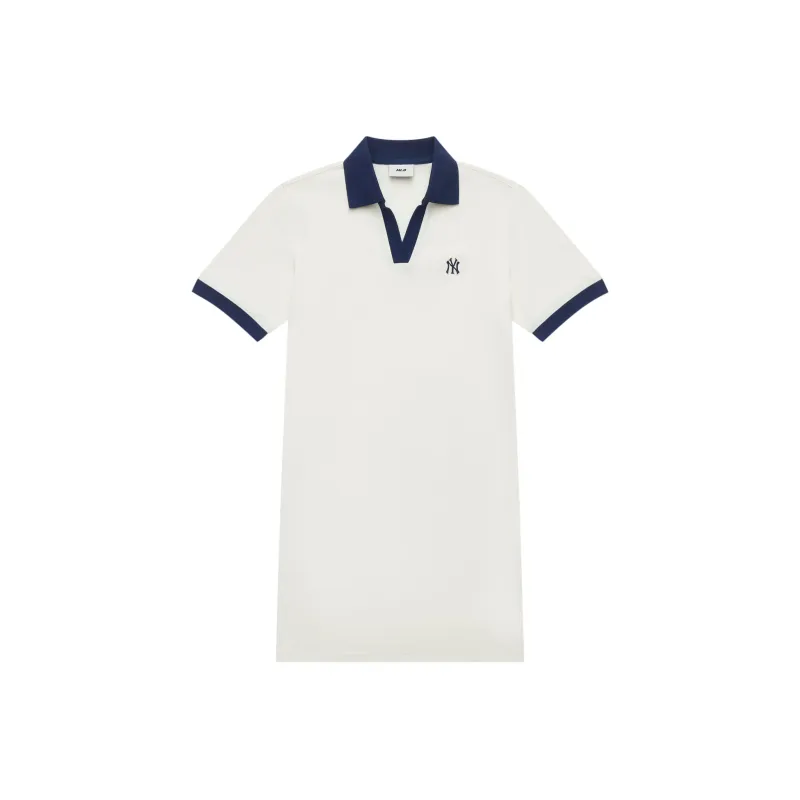 MLB SS24 Short Sleeved Dress Women's Cream-0