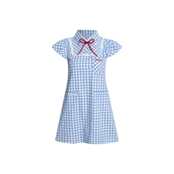 JOSR Short Sleeved Dresses Women's Blue