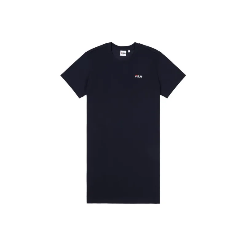 FILA Short Sleeved Dresses Women's Navy Blue-0