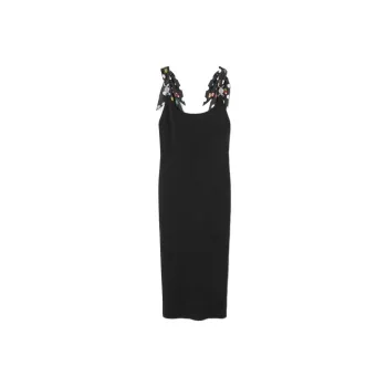 VERSACE Medusa Buckled Sleeveless Midi Dress