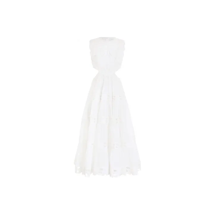 Zimmermann Sleeveless Dresses Women's White-0