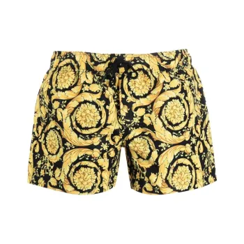 VERSACE Baroque print Drawstring Shorts