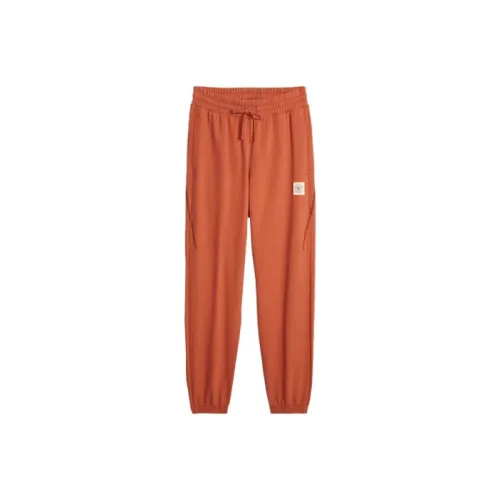 PUMA Knitted Sweatpants Women's Orange Red
