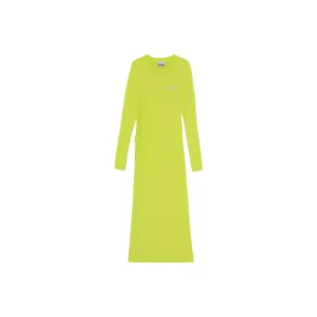 GANNI Long-Sleeved Dresses Women's Green