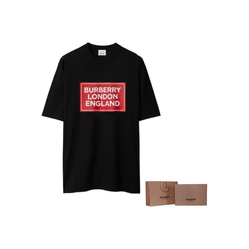 Burberry Ellison Logo Print T shirt-1