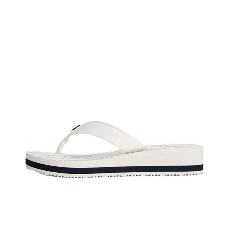 Tommy Hilfiger TH Monogram EVA Slip Resistant Flip Flops Women's White-0