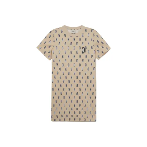 MLB Short Sleeved Dresses Women's Khaki