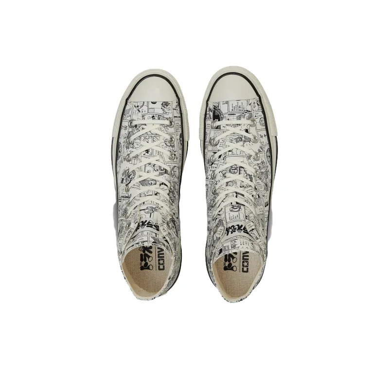 Converse Chuck Taylor All Star Aged Cp Hi Doraemon Black White-3